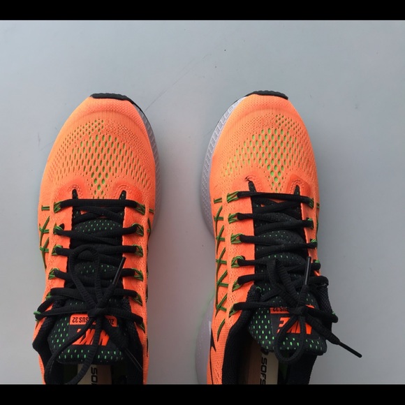 SOLD: Nike Pegasus 32 Orange and Green 10.5 - Picture 4 of 7